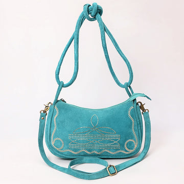 American Darling Cross Body I Hand Tooled Suede Genuine Leather Women Bag Western Handbag Purse |